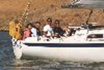 BAADS boat  finishing a race